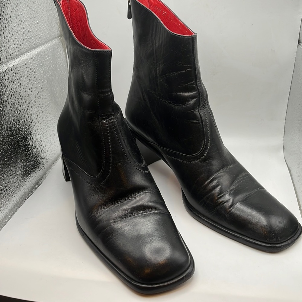 Bally Vitalba Black Leather calf high boots - Size 6.5